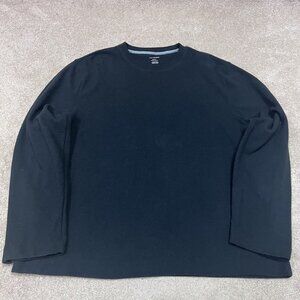 Van Heusen T-Shirt Men’s Black Long Sleeve Size XXL